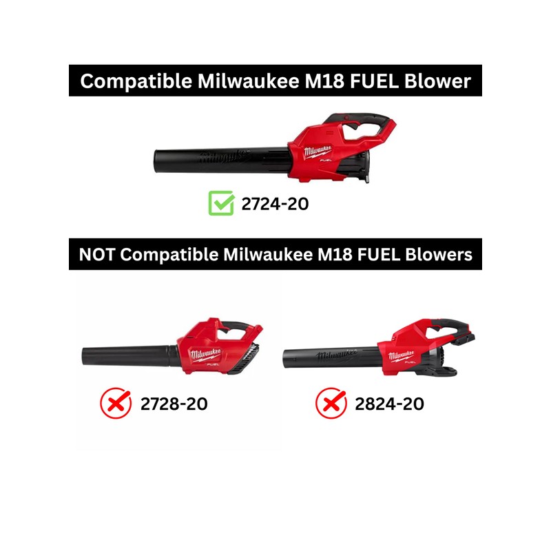 Wall Mount for Milwaukee M18 Leaf Blower Compatible with 2724-20,