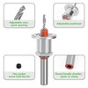 Countersink Drill Bit with Depth Stop, 5Pcs Woodworking Drill Bits