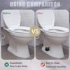 Framendino, 2 Pack Ceramic Toilet Bolt Caps Cute Animal Lovely