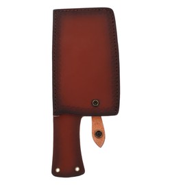 Hemoton Universal Leather Knife Sheath for Kitchen and Outdoor Use,Synthetic Leather Knife Protector Sleeve,Knives Guard Blade Protector,Portable Knives Cover for Meat Cleaver