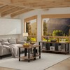 MMEOLUOOK Large End Table Square Side Table Modern Sofa Table