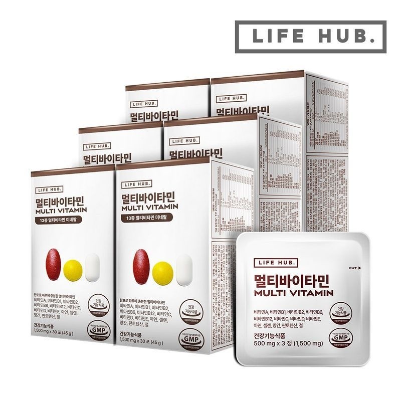 Life Herb Multivitamin 6 Set (1500mg x 180 packets) 6
