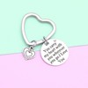 7RVZM Anniversary Jewelry For Wife Keychain From Husband Gift Long