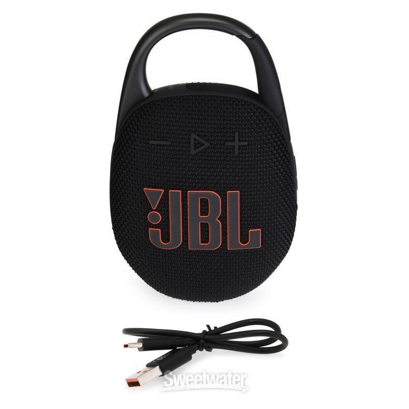 JBL Clip 5 Portable Waterproof Bluetooth Speaker - Black