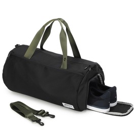 BE Smart Gym Bag Sports Duffle Bag for Men Women, Waterproof Gym Bags Weekender Bag with Shoe Compartment, Lightweight Large Overnight Workout Bag with TPU Dry Wet Separate Pocket