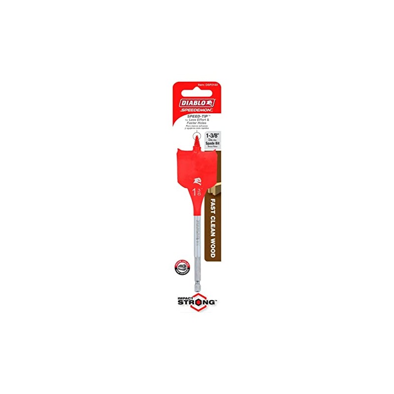 Diablo Spade Bit for Wood - 1-3/8 x 6 Inch