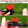 4PCS 3/8“ ID in Line Hose Barbed Ball Valve Shut-Off