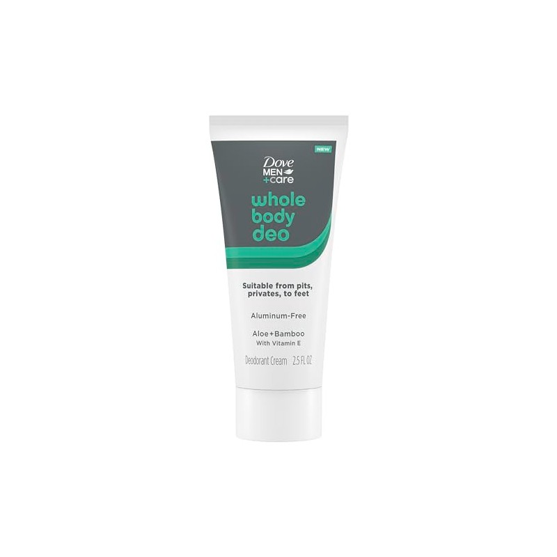 Dove Men Care Crema Desodorante Todo Cuerpo Aluminio Aloe Bambú