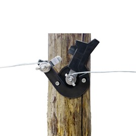Cut Off Switch Electric Fence Switch of Plastic Single Pole Portable Reliable Power Control Black