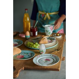 Blushing Birds Breakfast Plate Blue 21 cm