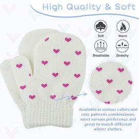 Century Star Toddler Mittens Winter Warm Gloves Magic Stretch Mittens for Boys Girls Knitted Soft Baby Mittens 3 Pairs Car (Navy, Grey & Blue) 1-3 Years