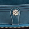 Women PU Leather Credit Card Holder Large Capacity Wallet Zipper