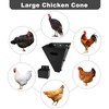Adjustable Chicken Cone 8-16 Lbs With Adjustable Opening Sizes,Heavy Duty