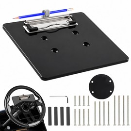 MOSNAI Golf Cart Scorecard Holder for 5/6 Hole Aftermarket Steering Wheel