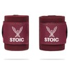Stoic Wrist Wraps (IPF Approved) 18" Heavy-Duty Wraps for Powerlifting,