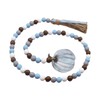 MAGICLULU Thanksgiving Wood Bead Garland Pendant Rustic Pumpkin Decor for