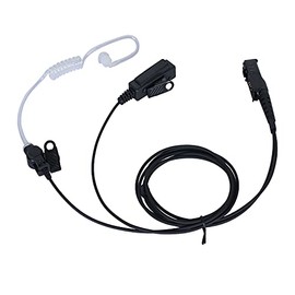 Motorola XPR 3500e Earpiece,XPR 3300e XPR3500 XPR3000 XPR3300 Walkie Talkie Compatible with Motorola XPR 3300 3500 3300e 3500e Two Way Radio Headset with Mic PTT Surveillance Headphone -【Seekingtec】