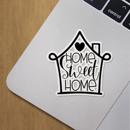 Decal Stickers of Home Sweet Home 2 Premium Indoor (No Waterproof) Vinyl Decal Stickers for Laptop Phone Accessory Helmet Car Window Mug Tuber Cup Door Wall Decoration ANDVER3f42240BL