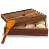 Wooden Pizza Dough Proofing Box with Spatula, 16'' x 12''