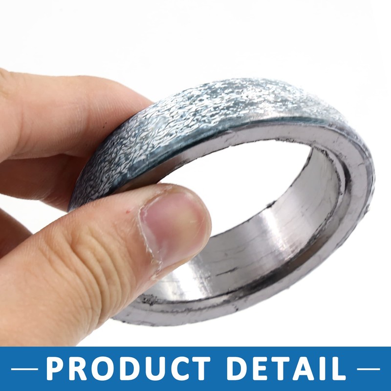 A ABSOPRO Header Manifold Downpipe Exhaust Donut 48mm Graphite