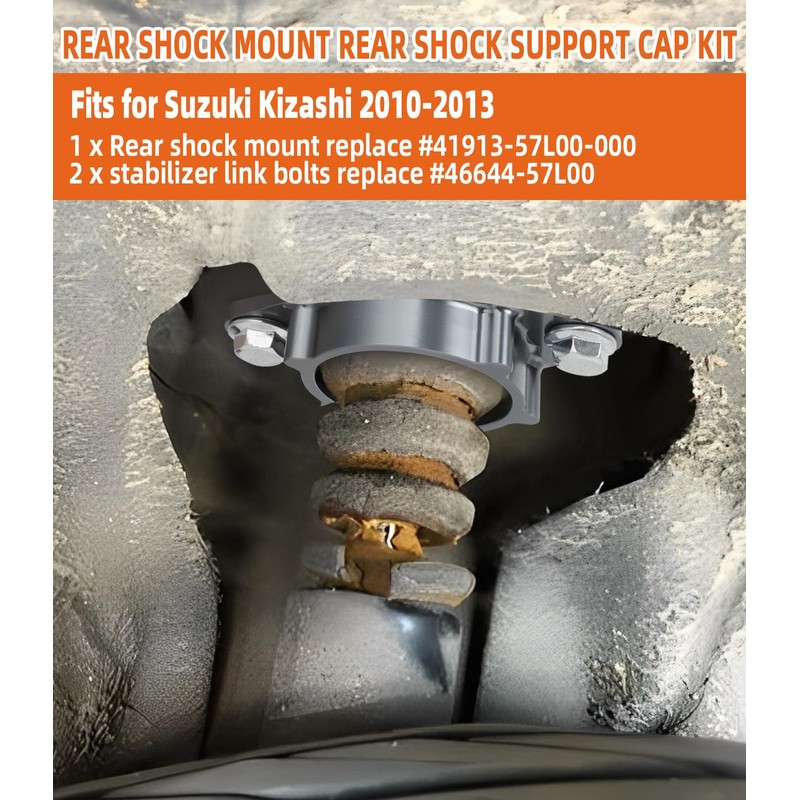 Rear Shock Mount, Rear Shock Support Cap Replacemnt, for Suzuki