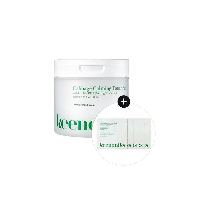 KEENONIKS Cabbage Calming Toner Pad Set 11items