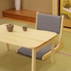 Foldable Floor Chair with Back Support Japanese Style Tatami Chair