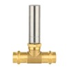 EFIELD MH-361T 1/2-Inch Copper Press Connection Tee,Stainless Steel Water Hammer
