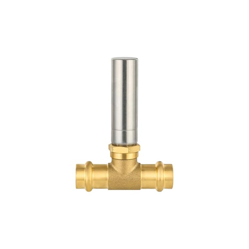 EFIELD MH-361T 1/2-Inch Copper Press Connection Tee,Stainless Steel Water Hammer