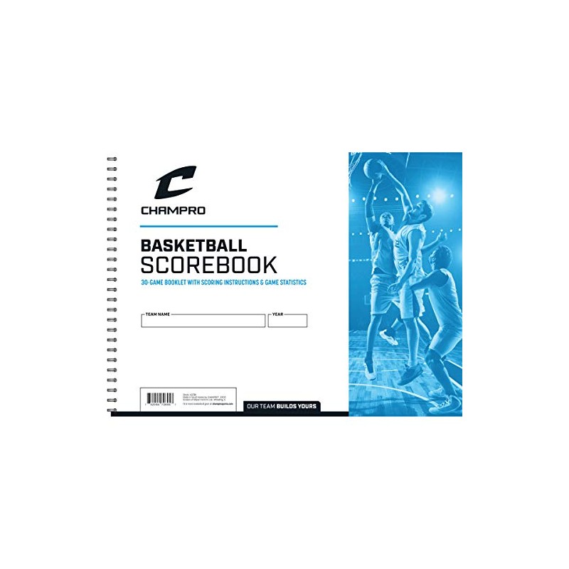Champro Basketball Score Book (White)