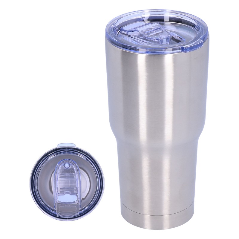 2‑Layer 30oz Vacuum Cup with Lid Reusable Stainless Steel Insulation