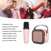 Portable Karaoke Machine LED Dynamic Light Small Bluetooth Speaker with