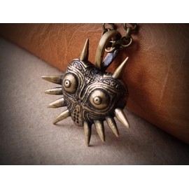 Baldur Jewelry - Majoras Mask Merchandise Necklace Pendant for Men Women - Necklace Majora Anime Mask Cosplay Jewelry Amulet