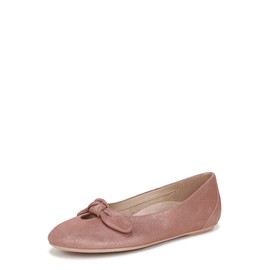 Vionic Women's Tilly Ballet Flat, Cinder Rose Metallic Leather, 11
