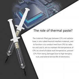 Thermalright TF8 2g High Performance Thermal Paste 13.8W/m.k, High performance thermal paste for Processor/CPU/GPU/IC/All Coolers, -2 Grams，With a spatula tool(TF8 2g)