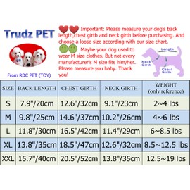 Trudz PET Dog Coat Dog Clothes Hoodies,Rdc Pet Thickened Dog Cotton Jacket, Dog Overall Fleece Warm Sweater, 4 Legs Cold Weather Clothes for Small Dog Medium Dog Cat (Yellow,L)