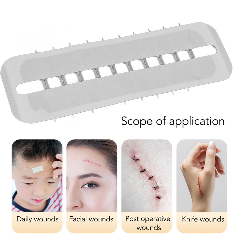 1pcs Emergency Wound Closures Adhesive Seamless Cuttable Hygienic Zip Stitch