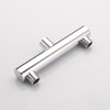 HAMOLER Dual Shower Head Manifold with Brass Shut Off Valve