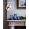 Homemory Flickering Flameless Candles with Remote, Embedded String Lights in