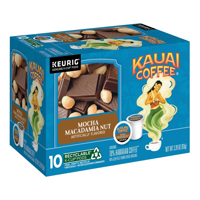 Kauai Coffee K-Cup Pods for Keurig Brewers – Arabica Coffee,