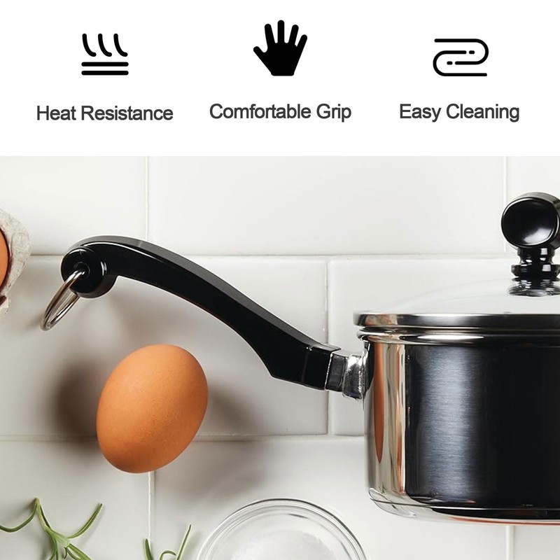 Llhhs 2pcs Fry Pan Handle P08-033 for Farberware Pots Replacement