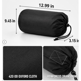 Heavy Duty Lawn Tractor Leaf Bag 420D Oxford Grass Catcher for Riding Lawn Mowers