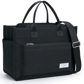 KALIDI FANCY FOREST Tote Bag, Shoulder Bag, Several Pockets, 3-Way Use, Detachable Shoulder Strap, Large Capacity, Large Capacity, Freestanding, Canvas Tote, Canvas Tote Bag, For Commuting to School