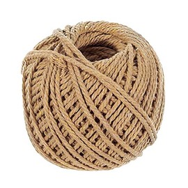 Tan Cotton Rope - Length of 50 Meter - Diameter of 3 Millimeter - Super Soft to The Touch