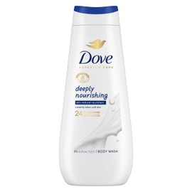 Dove Advanced Care Deeply Nourishing Body Wash body cleanser with skin-natural nutrients for instantly lotion-soft skin 400 ml