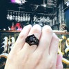 GTISKL Gothic Skull Engagement Ring Sets Promise Eternity Band Rings