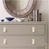 4 Pieces Leather Handles, Wardrobe Cabinet Door Handle Soft PU