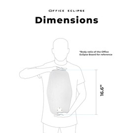 Office Eclipse, Flexible Cubicle Shade, Coverings Blocked Light, Sun Cover, With All Metal Construction, Work Space Lights Shield Accessory, Studio Brightness Veil