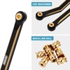 INJORA Brass High Clearance Front 4 Links Set 43g Links
