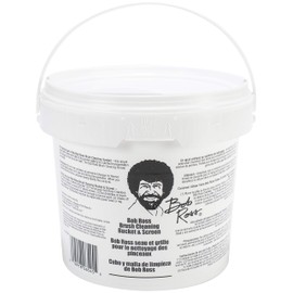 Bob Ross Cleaning Bucket & Screen-White